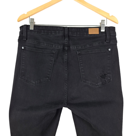 Judy Blue Jeans 15/32 Skinny Distressed Goth Grunge High Rise Casual Frayed Hem - Picture 7 of 8